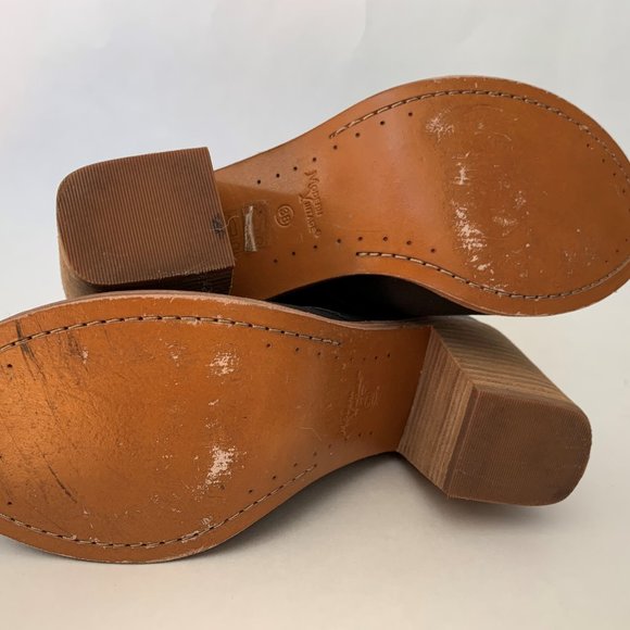 Modern Vintage Black Shoe Boots. 8M - Picture 6 of 7